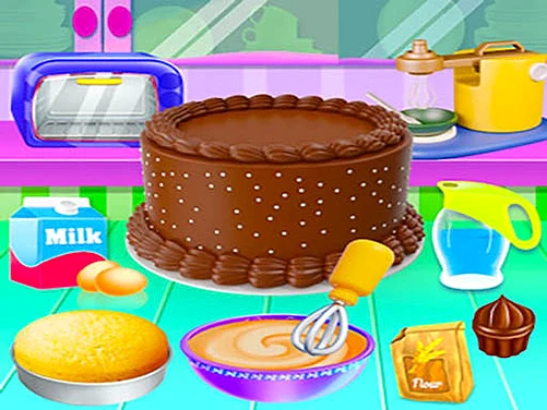 Kid Cakes Maker Cooking Bakery - Play free online game