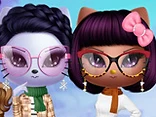 Kitty Squad Winter Dress up - Play free online Casual Games game