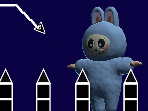 Labubu Geometry Dash - Play free online 2 Player game