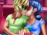 Lady Bug Cinema Flirting - Play free online Ladybug and Cat Noir game