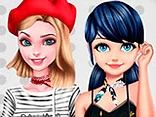 Lady Bug: Elsa Visits Marinette - Play free online Ladybug and Cat Noir game