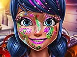 Lady Bug New Year Makeup - Play free online game