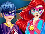 Lady Bug & Super Ariel Dress Contest - Play free online Ladybug and Cat Noir game