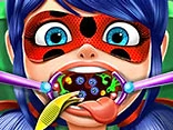 Ladybug Throat Doctor - Play free online Ladybug and Cat Noir game