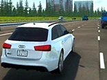 Lane Weaving in traffic on Audi RS6 - Play free online Audi game