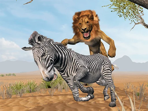 Lion King Simulator: Wildlife Animal Hunting - Play free online Casual Games game