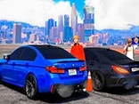 M5 CS VS CLS 63 Banana Race! - Play free online BMW game