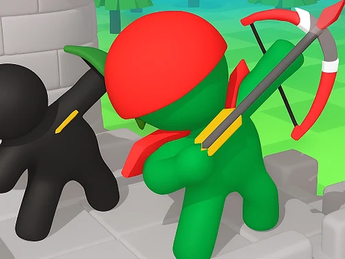 Merge Archers Bow and Arrow - Play free online game