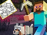 Minecraft: Coloring Book - Play free online Minecraft game