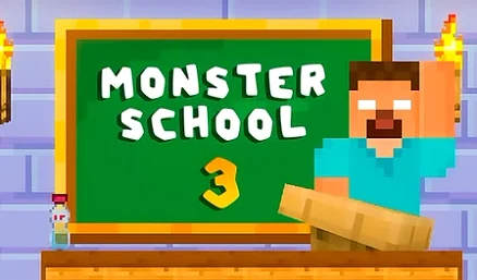 Monster School 3 - Play free online Arcade game