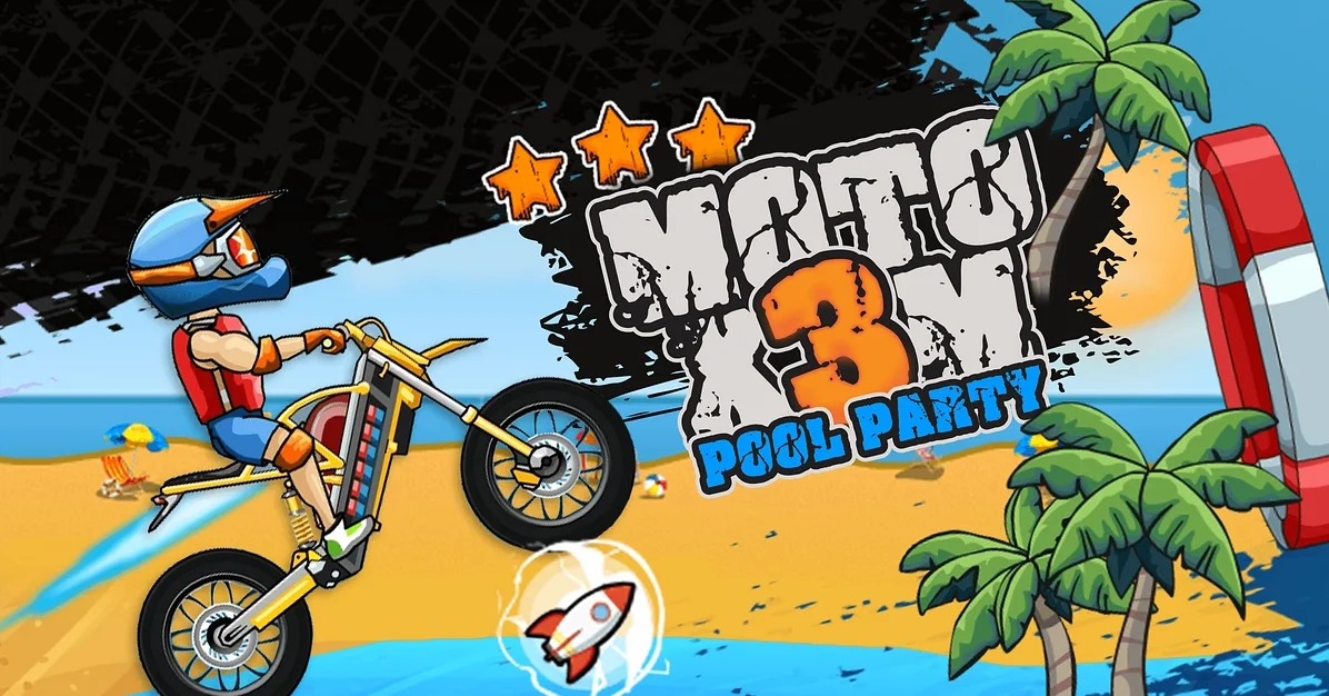 Moto X3M Pool Party - Play free online Casual Games game