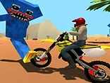 Motoracer Vs Huggy - Play free online Motorcycle game