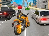 Motorbike Rider on Highway: Heavy Traffic - Play free online Motorcycle game