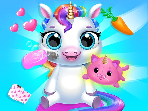 My Baby Unicorn Pony Care 2 - Play free online game