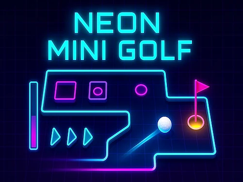Neon Mini Golf - Play free online Sports game