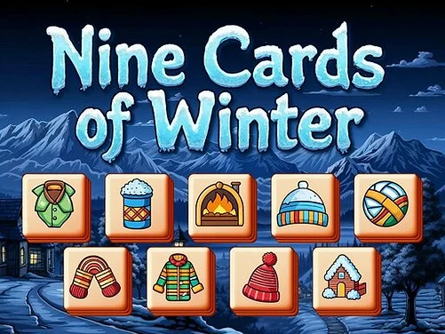 Nine Cards Of Winter - Play free online Puzzle game