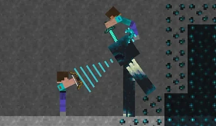 Noob and Pro vs Warden - Play free online game