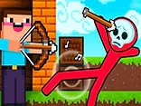 Noob Archer vs Stickman Zombie - Play free online game