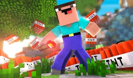 Noob Parkour: Obby Skyblock - Play free online 2 Player game