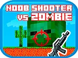 Noob Shooter vs Zombie - Play free online Minecraft game
