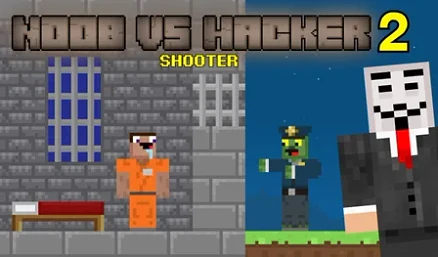 Noob vs Hacker 2 shooter - Play free online Arcade game
