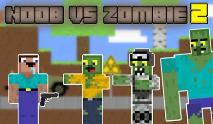 Noob vs zombie 2 - Play free online Arcade game