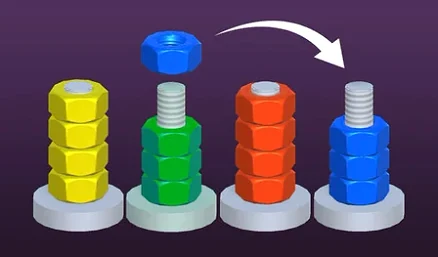 Nut Sort: Color Puzzle Game - Play free online Puzzle game