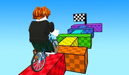 Obby but You're on a Bike - Play free online game