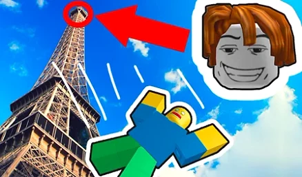 Obby: Climb and jump off the tower - Play free online Arcade game