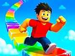 Obby Rainbow Tower for 2 Players - Play free online 2 Player game
