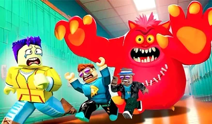 Obby: School Escape, Monster - Play free online Arcade game