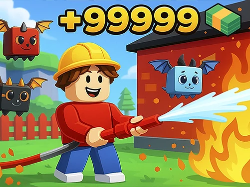 Obby: Working as a Firefighter - Play free online Action game