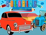 Old Time Cars Coloring - Play free online Car game