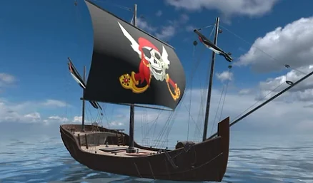 Pirates. Naval battle. - Play free online Simulation game