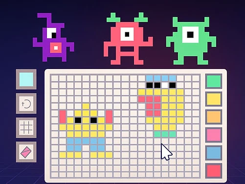 Pixel Draw - Play free online Puzzle game