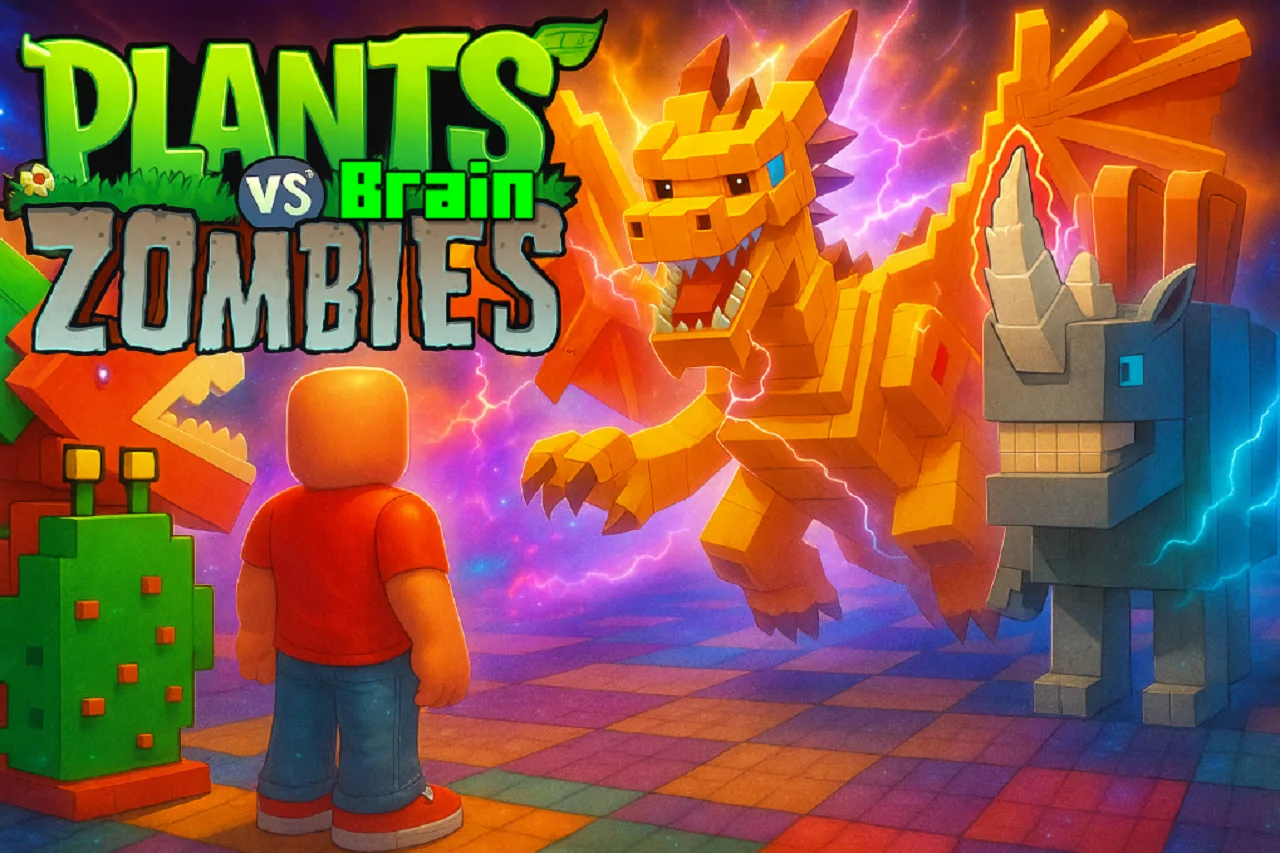 Plants vs Brain Zombies - Play free online Casual Games game