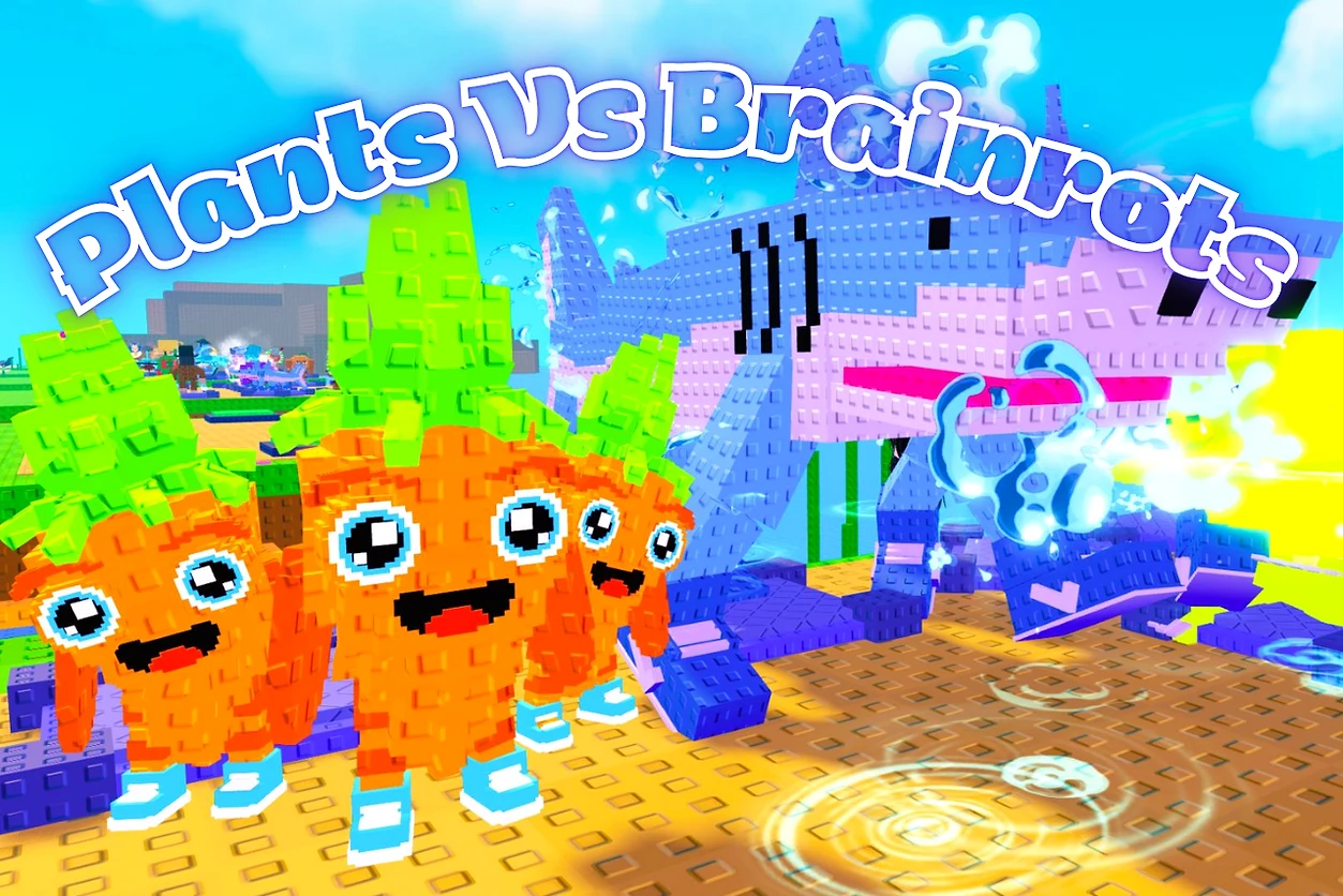 Plants Vs Brainrots - Play free online Casual Games game