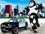 Police Panda Robot - Play free online Police game