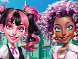 Princesses at Horror School - Play free online Monster High game