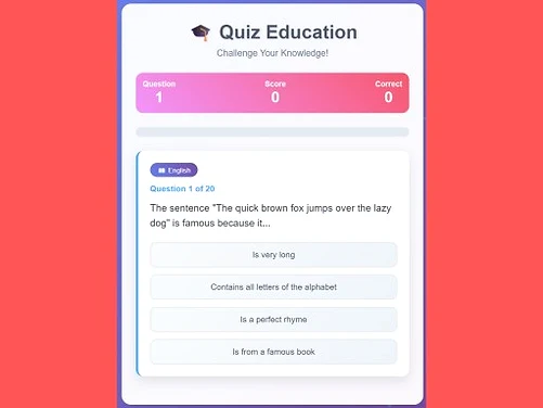 Quiz Education - Play free online Clicker game