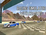 Racing Simulator with Crashes - Play free online game