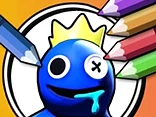 Rainbow Friends Coloring - Play free online Rainbow Friends game