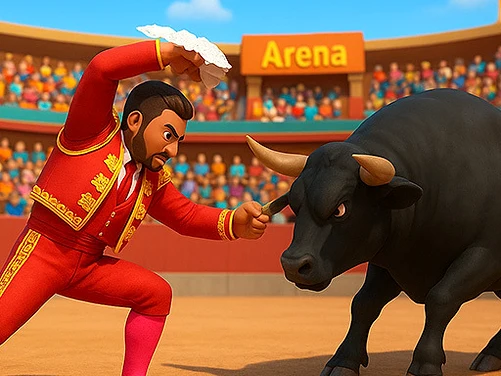 Real Bull Fighting Game - Play free online Action game