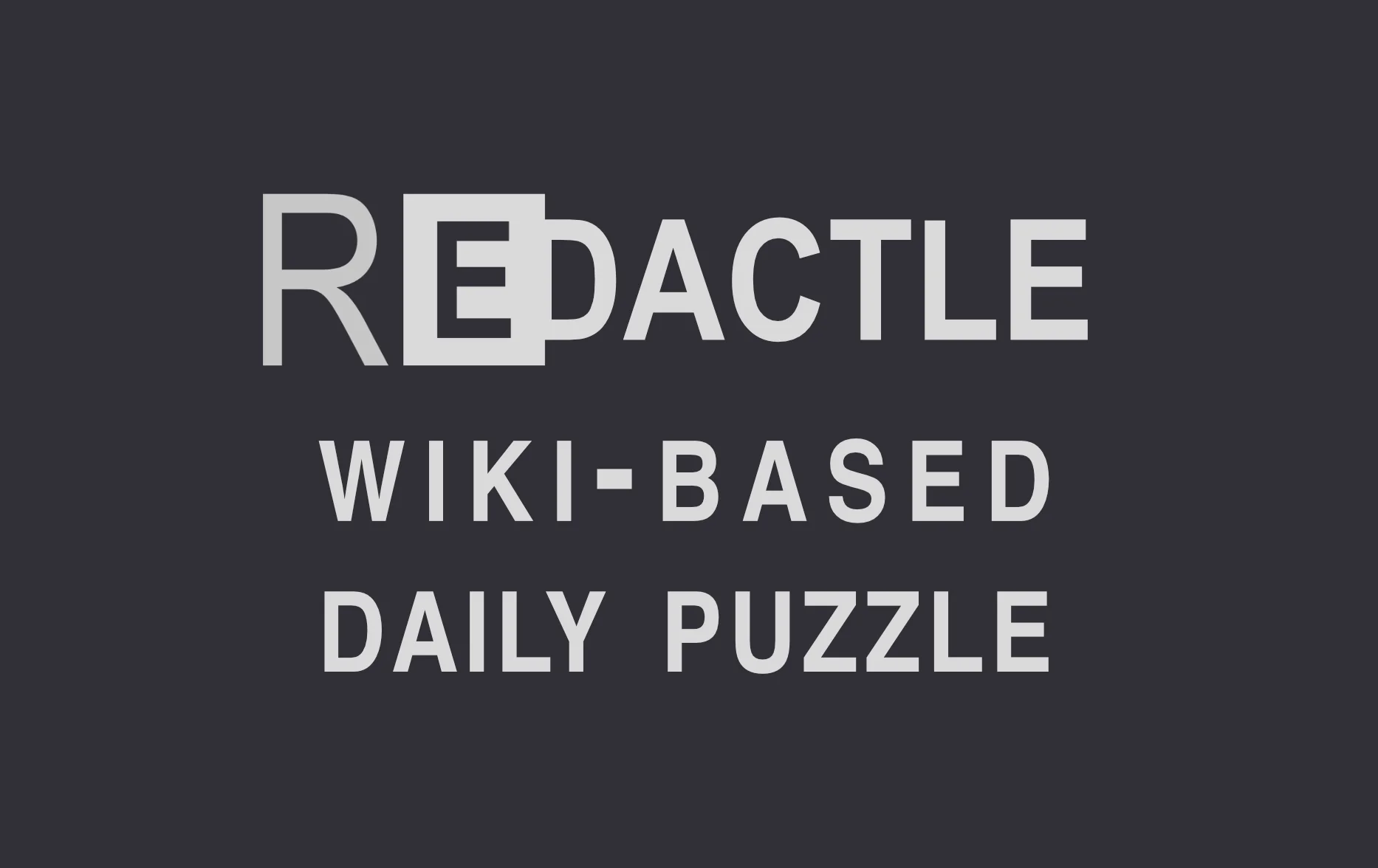 Redactle - Play free online Casual Games game