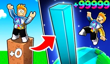 Robbie: +1 Block Every Second - Play free online Clicker game