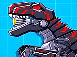 Robot Dinosaur Black T-Rex - Play free online Robot Dinosaur game