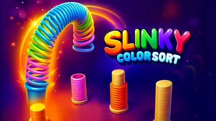 Slinky Color Sort - Play free online Puzzle game
