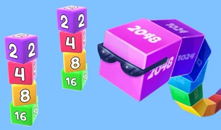 Snake Run 2048 - Play free online Arcade game