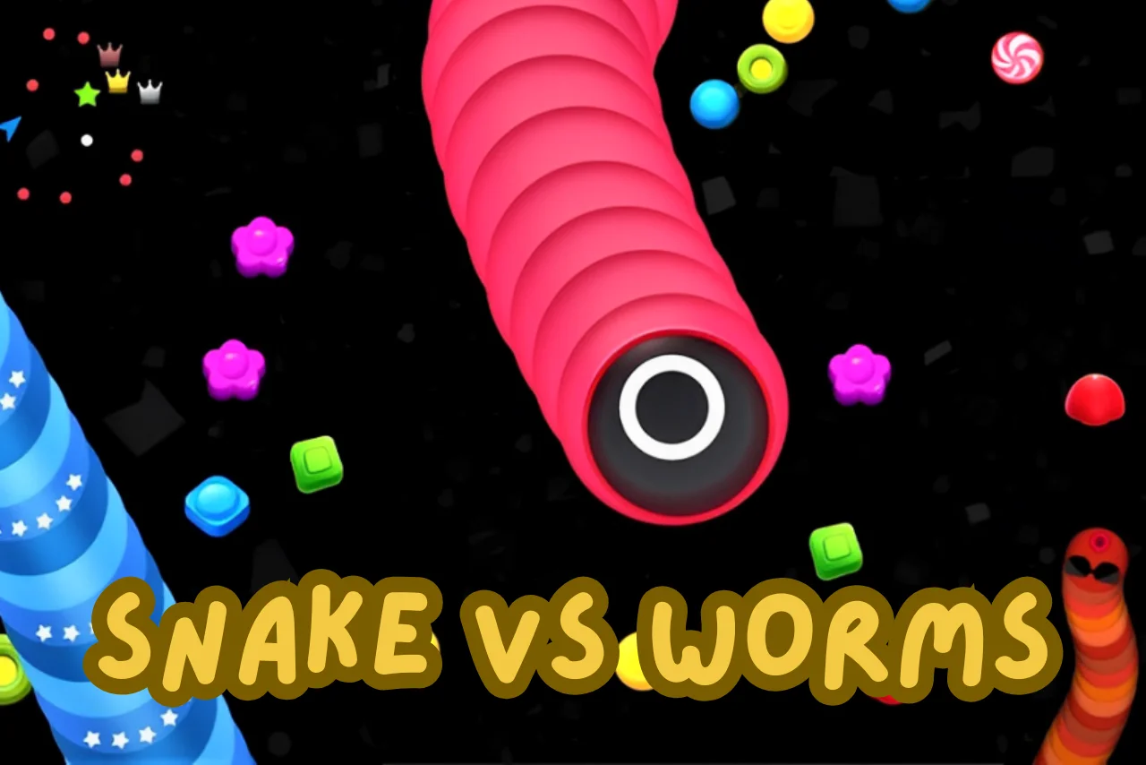 Snake vs Worms - Play free online game