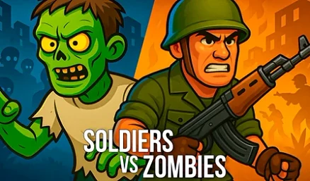 Soldiers vs Zombies - Play free online Multiplayer game